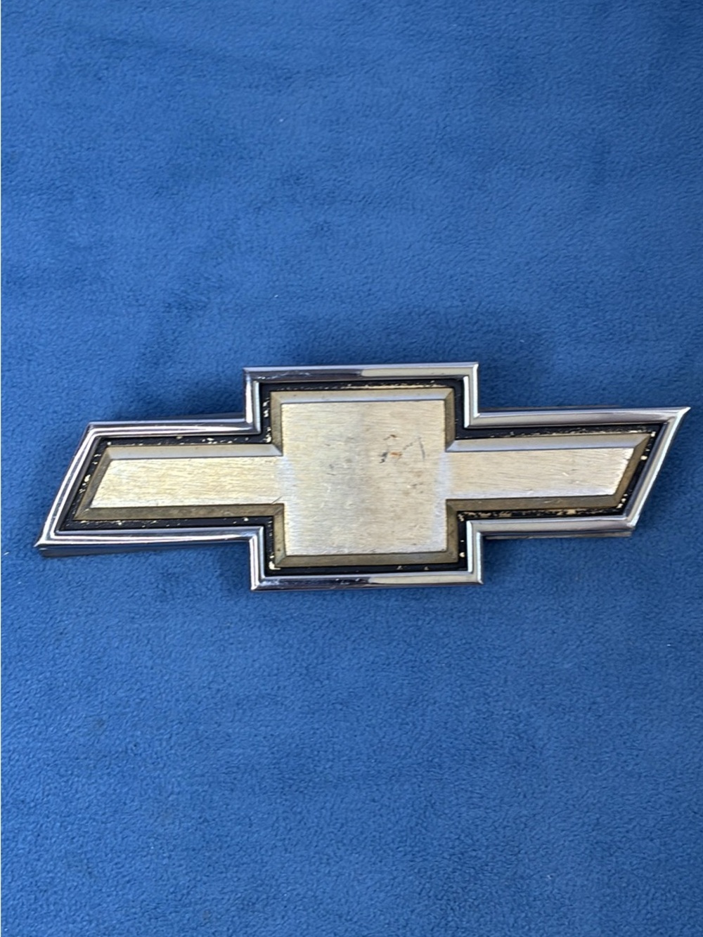 Vintage Chevy Logo Gold Bow tie Grille Emblem